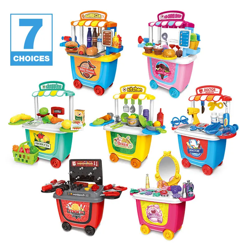 Children Kitchen Toys Simulation Dinnerware Pretend Cooking Food Play Shopping Cart Set Educational Gift Toys for Children
Children Kitchen Toys Simulation Dinnerware Pretend Cooking Food Play Shopping Cart Set Educational Gift Toys for Children