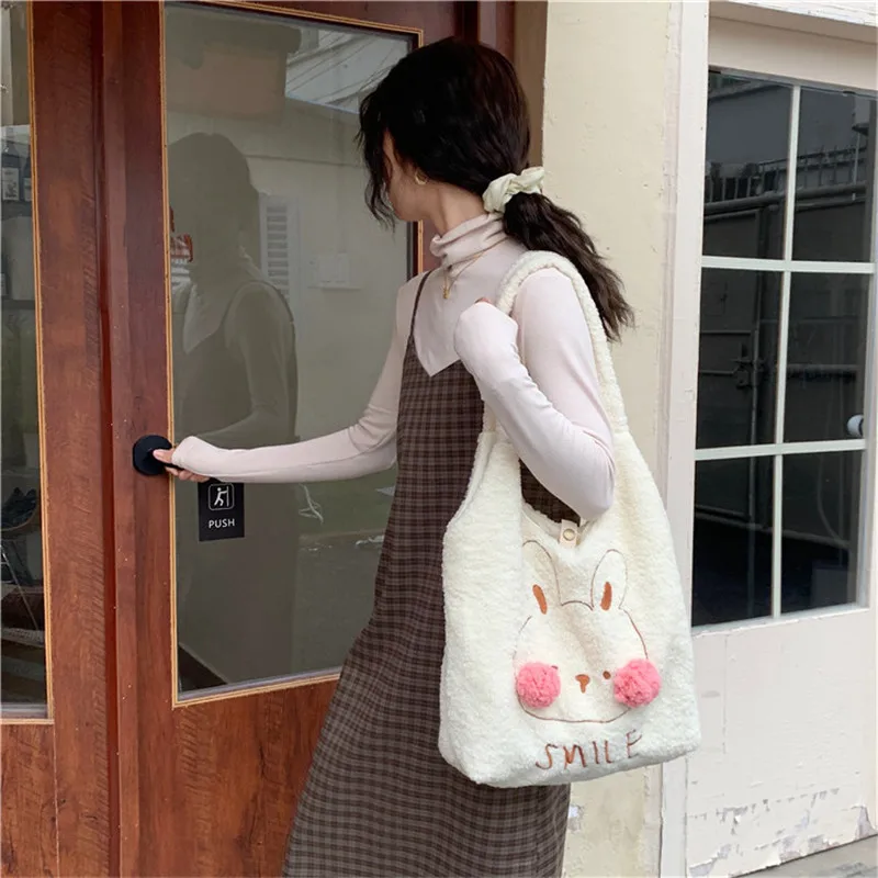 The new ins is gentle, sweet and cute. Girls fur ball blush bear shoulder bag student plush vest bag tote bag large capacity
The new ins is gentle, sweet and cute. Girls fur ball blush bear shoulder bag student plush vest bag tote bag large capacity