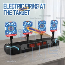 Electronic Scoring Target High-Precision Scoring Automatic Reset Electric Target Removable Soft Water Bomb Toy Gun Accessories