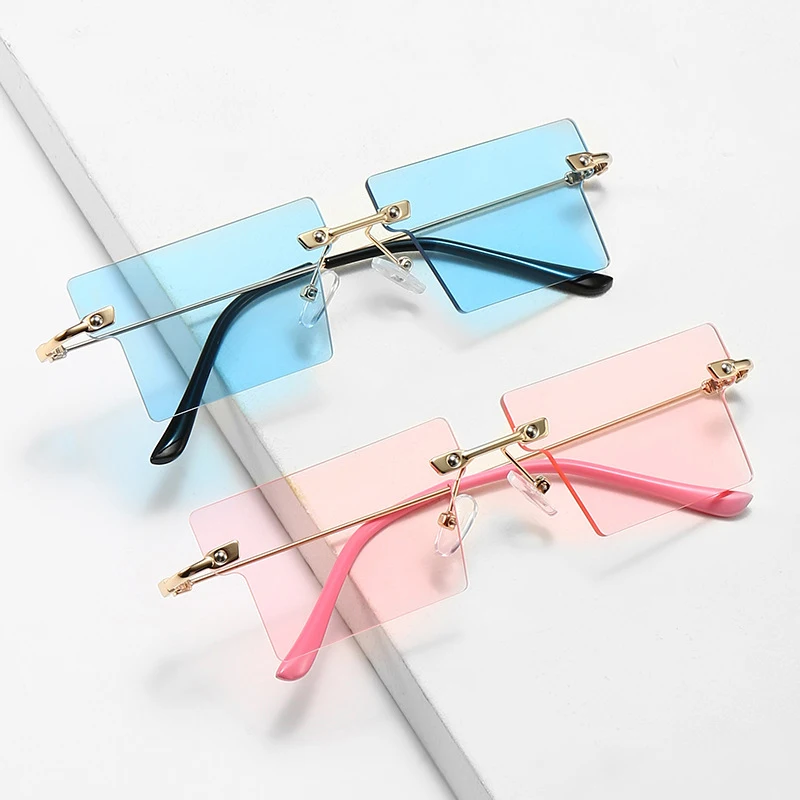 Luxury Brand Small Rectangle Sunglasses Summer Eyewear New est Trendy Men Rimless Cycling Retro Sun Glasses Women Shades
Luxury Brand Small Rectangle Sunglasses Summer Eyewear New est Trendy Men Rimless Cycling Retro Sun Glasses Women Shades