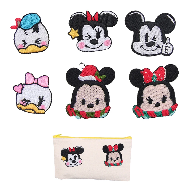 Clothing Embroidery Accessories Disney Cartoon Mickey Minnie Donald Duck Children's Clothing Hat Bag Decoration Ironing Sticker
Clothing Embroidery Accessories Disney Cartoon Mickey Minnie Donald Duck Children's Clothing Hat Bag Decoration Ironing Sticker