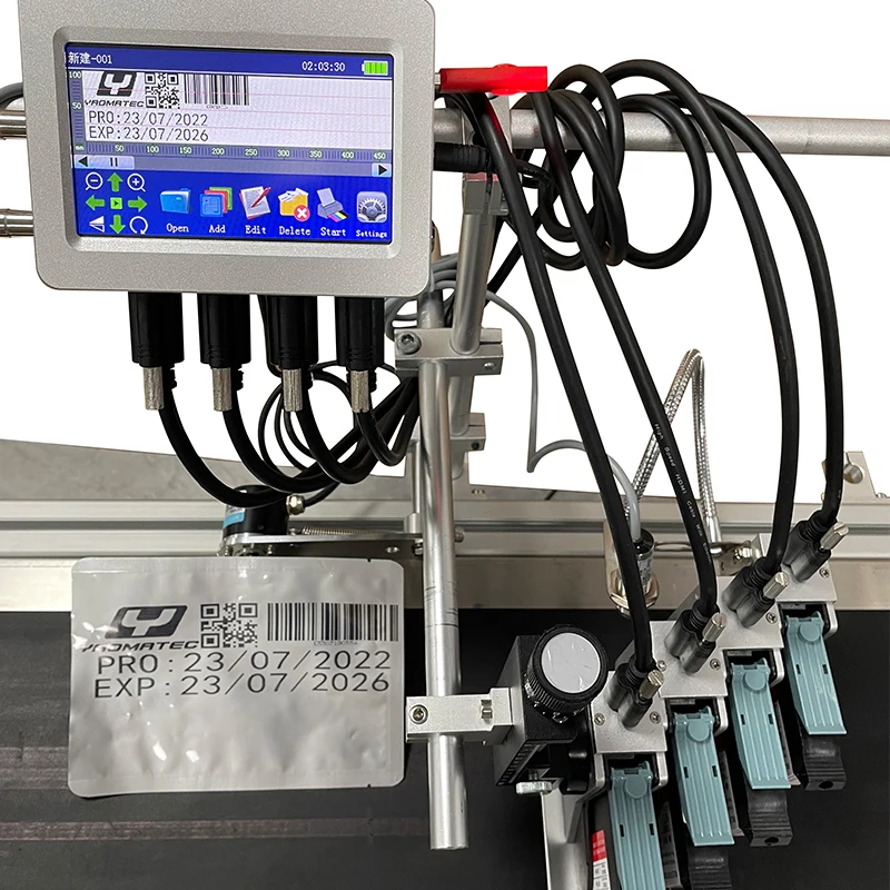 10CM QR Bar batch code variable date variable number logo expiry date label online TIJ printer thermal inkjet online printer
10CM QR Bar batch code variable date variable number logo expiry date label online TIJ printer thermal inkjet online printer