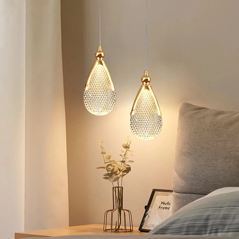 Nordic Crystal LED Chandelier Living Room Bedroom Bedside Pendant Lights Indoor Dining Room Decorative Lighting Hanging Lamp
Nordic Crystal LED Chandelier Living Room Bedroom Bedside Pendant Lights Indoor Dining Room Decorative Lighting Hanging Lamp