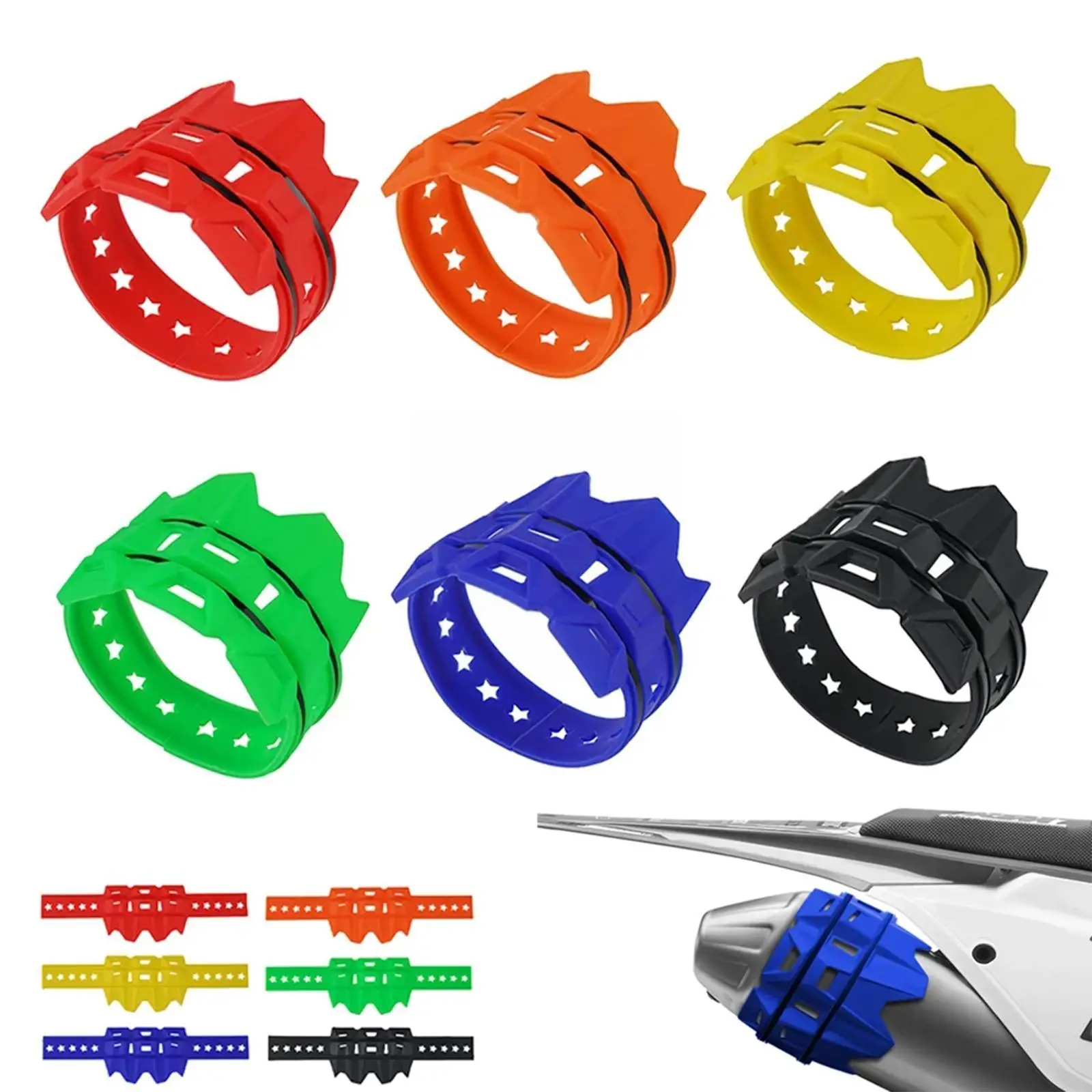 Universal Motorcycle Exhaust Muffler Protector Guard Heat-resistant Bike Muffler Bike Exhaust Dirt Protector Motocross Sile N6Q9
Universal Motorcycle Exhaust Muffler Protector Guard Heat-resistant Bike Muffler Bike Exhaust Dirt Protector Motocross Sile N6Q9