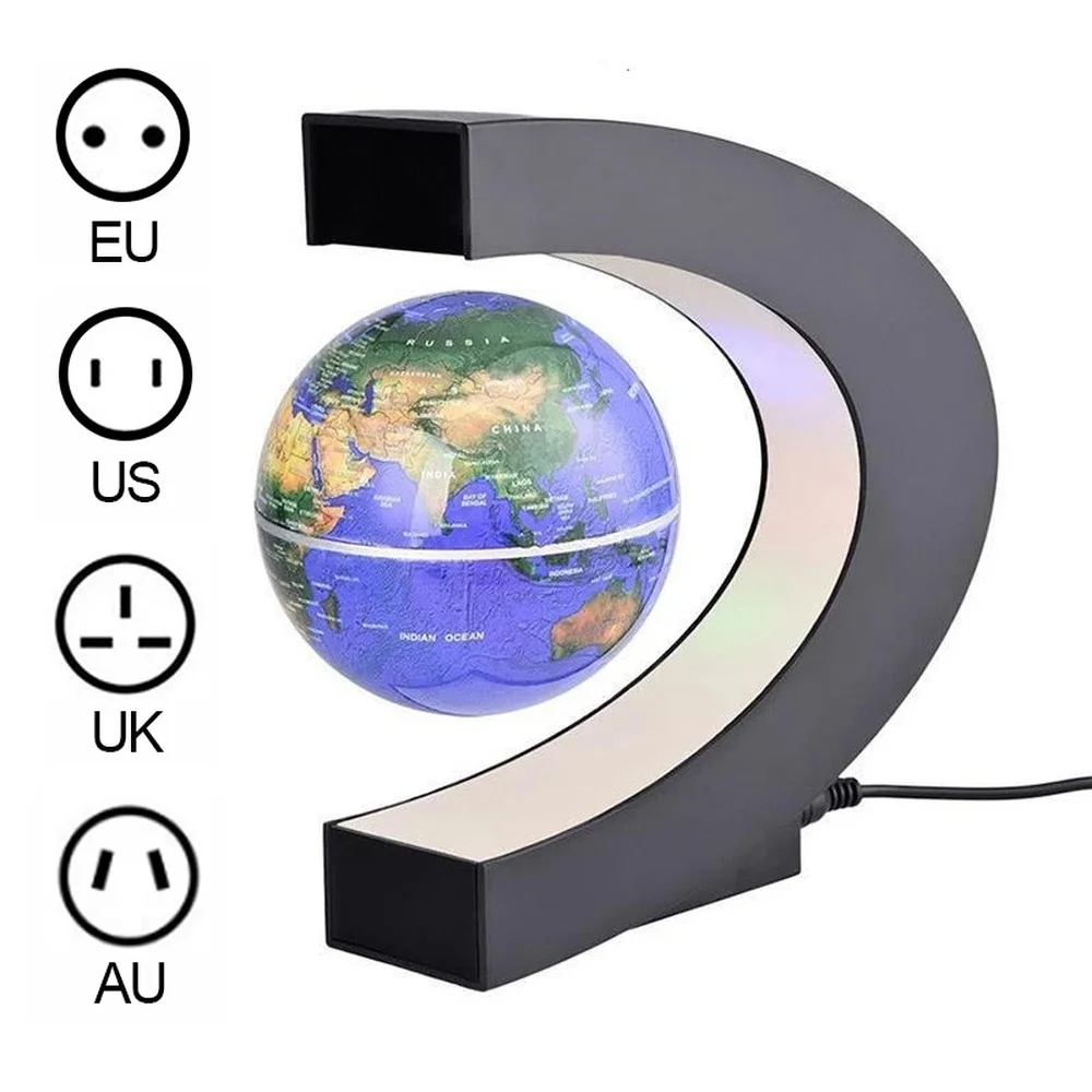 LED Magnetic Levitation Floating Globe World Map School Teaching Equipment Novelty Ball Night Light Birthday Gifts Home Decor
LED Magnetic Levitation Floating Globe World Map School Teaching Equipment Novelty Ball Night Light Birthday Gifts Home Decor