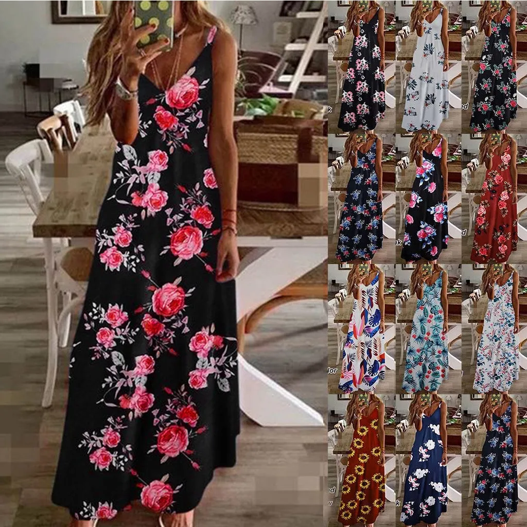Women Retro Rose Print Sling Midi Dress 2023 New French Ladies V-Neck Sleeveless Wrap Sexy Pleated Robe for Party
Women Retro Rose Print Sling Midi Dress 2023 New French Ladies V-Neck Sleeveless Wrap Sexy Pleated Robe for Party