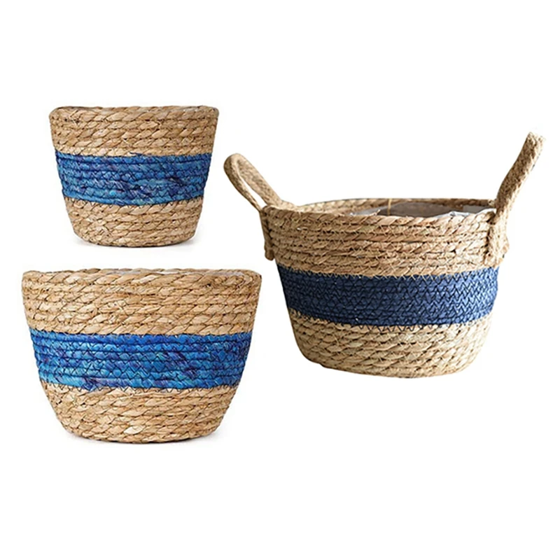 New-Seagrass Planter Basket, Woven Flower Pot Basket With Waterproof Plastic Liner For All House Plants
New-Seagrass Planter Basket, Woven Flower Pot Basket With Waterproof Plastic Liner For All House Plants