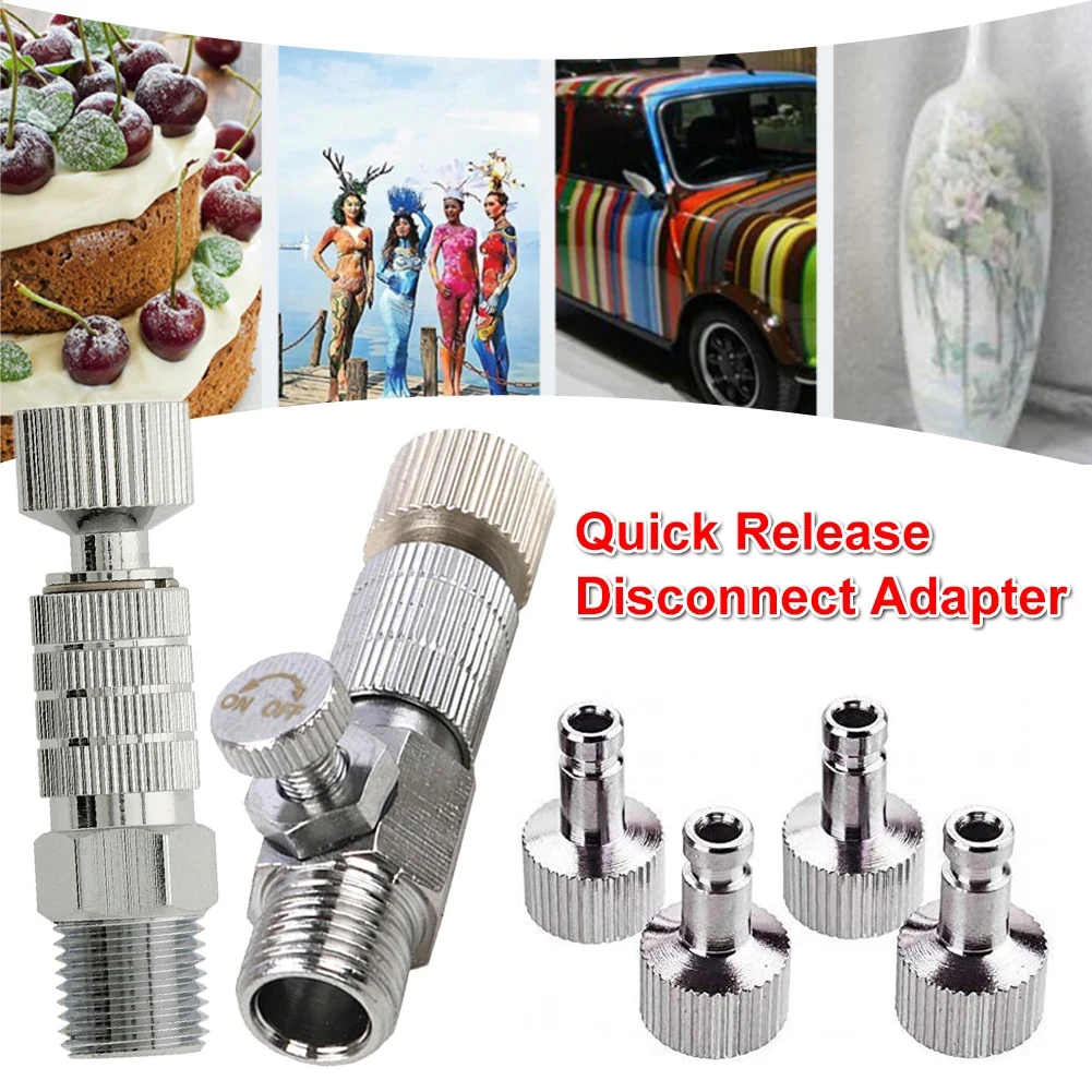 6pcs Airbrush Fitting Adapter 1/8 Inch BSP Adaptor Set Quick Release Coupling Disconnect For Air Compressor Airbrush Hose Part
6pcs Airbrush Fitting Adapter 1/8 Inch BSP Adaptor Set Quick Release Coupling Disconnect For Air Compressor Airbrush Hose Part