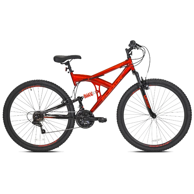 

Кент 29 дюймов Мужской горный велосипед Flexor с двойной подвеской, красный Дорожный велосипед, углеродный дорожный велосипед, велосипеды
