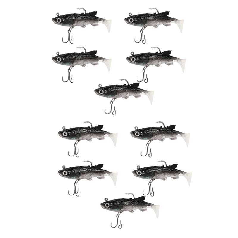 10Pcs/Lot Soft Lure 8Cm 14G Wobblers Artificial Bait Fishing Lures Sea Bass Carp Fishing Lead Fish Jig
10Pcs/Lot Soft Lure 8Cm 14G Wobblers Artificial Bait Fishing Lures Sea Bass Carp Fishing Lead Fish Jig