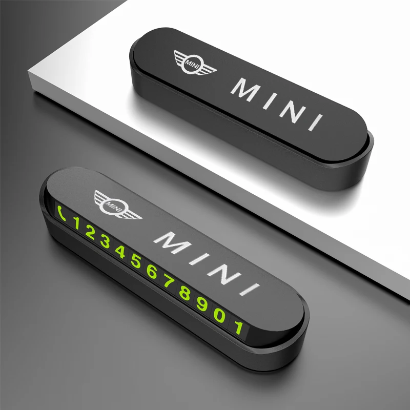 Auto Temporary Parking Card Phone Number Card Plate Stop Sign for Mini Cooper Cabrio Coupe Roadster JCW F54 F55 F56 F57 R53 R55
Auto Temporary Parking Card Phone Number Card Plate Stop Sign for Mini Cooper Cabrio Coupe Roadster JCW F54 F55 F56 F57 R53 R55