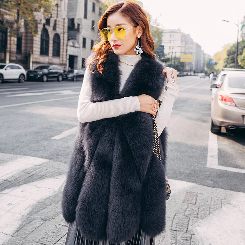 Real Fox Fur Natural Vest Jacket Winter Warm Natural Fur Vest Coat Women Clothes 2023 Elegant Coats Chalecos Para Mujer ZL534
Real Fox Fur Natural Vest Jacket Winter Warm Natural Fur Vest Coat Women Clothes 2023 Elegant Coats Chalecos Para Mujer ZL534