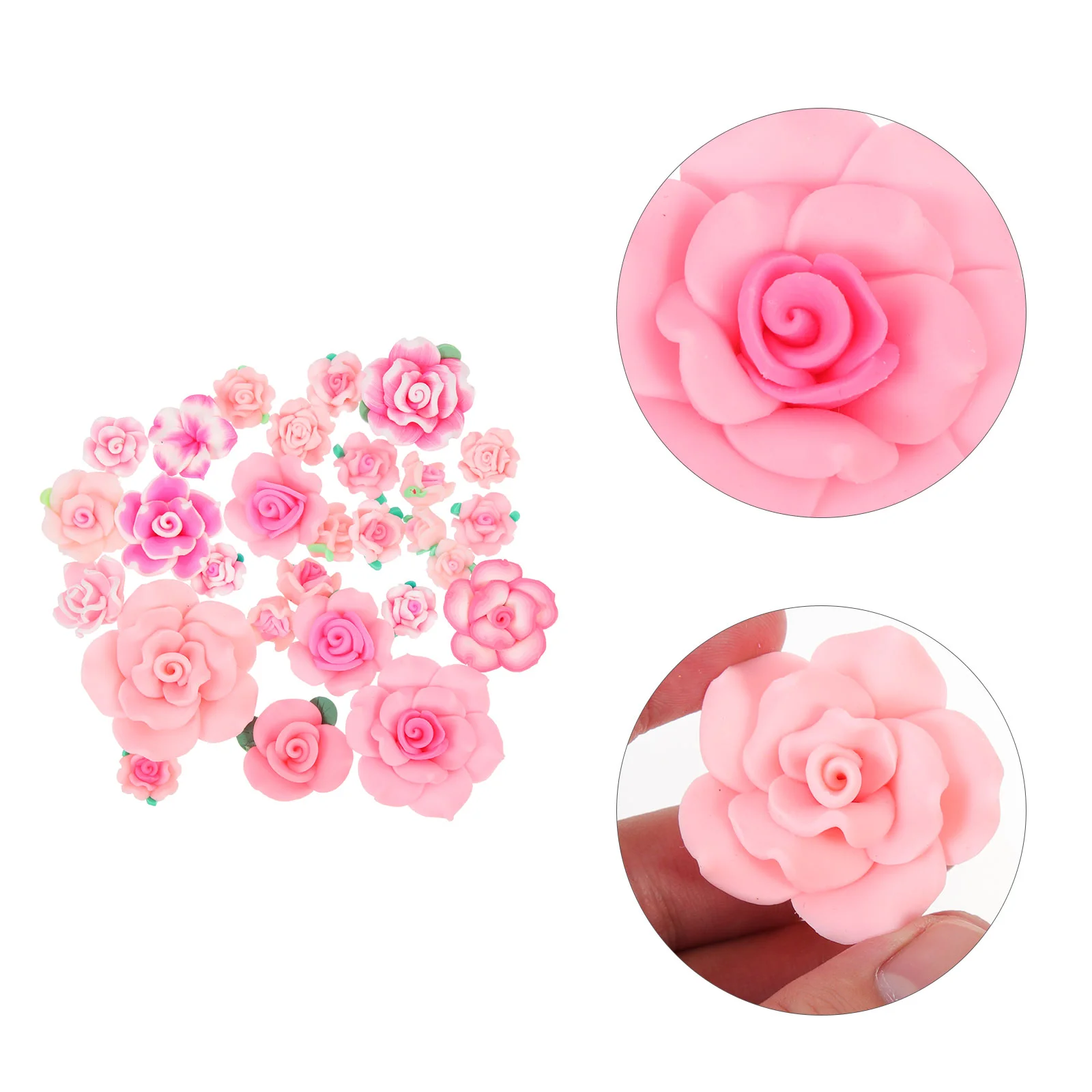 Polymer Clay Flower Set Phone Cover Accessories DIY Prop Decors Hair Decorations 
Polymer Clay Flower Set Phone Cover Accessories DIY Prop Decors Hair Decorations