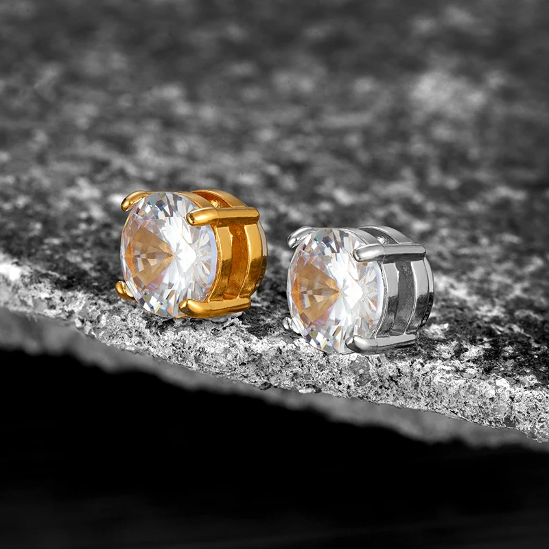 Unisex Magnetic Stud Earrings Trendy men‘s women without Ear Holes Fake Ear studs Stainless steel zircon Non Piercing Ear clips
Unisex Magnetic Stud Earrings Trendy men‘s women without Ear Holes Fake Ear studs Stainless steel zircon Non Piercing Ear clips