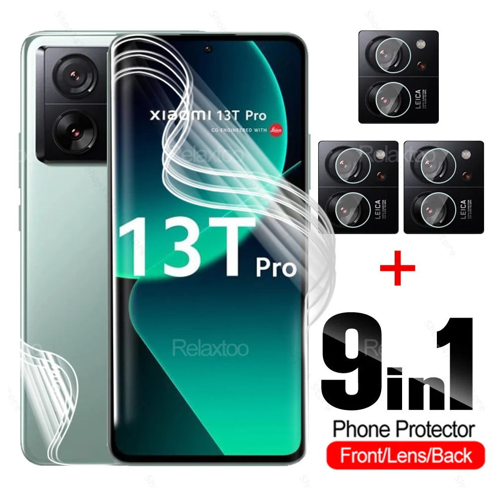 Гидрогелевая пленка 9 в 1 для Xiao mi 13 T Pro 5G, защитная пленка для экрана Xiaomi13T Mi 13TPro Xao mi 13 T Mi13T 2023 6,67 дюйма, стекло для объектива
Гидрогелевая пленка 9 в 1 для Xiao mi 13 T Pro 5G, защитная пленка для экрана Xiaomi13T Mi 13TPro Xao mi 13 T Mi13T 2023 6,67 дюйма, стекло для объектива