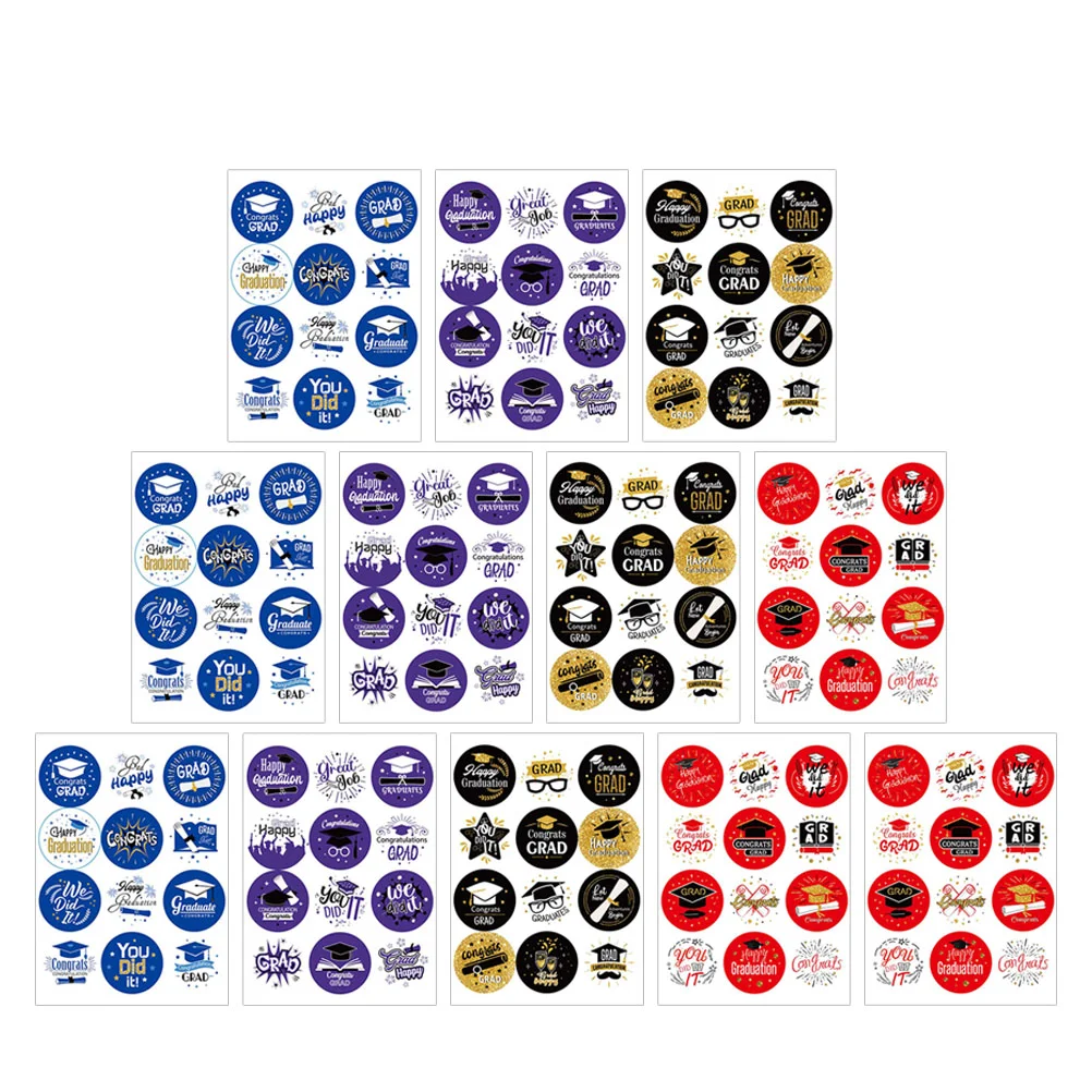 24 Sheets Delicate Gift Packing Decals DIY Stickers Graduation Sealing Stickers 
24 Sheets Delicate Gift Packing Decals DIY Stickers Graduation Sealing Stickers