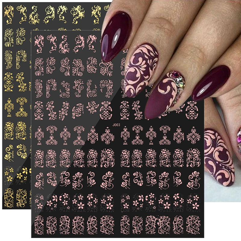 3D Bronzing Nail Stickers Colorful Flower Nail Decals Metal Self-adhsive Stickers for Nails DIY Manicure Decor Nail Supplies
3D Bronzing Nail Stickers Colorful Flower Nail Decals Metal Self-adhsive Stickers for Nails DIY Manicure Decor Nail Supplies