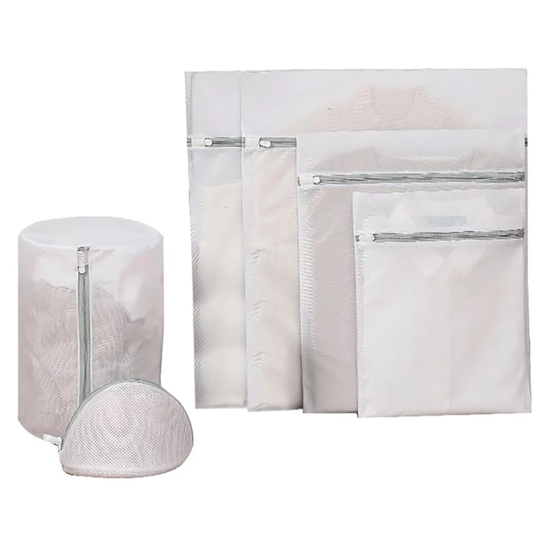 6Pcs Zipper Mesh Laundry Wash Bags Travel Portable Clothes Organizer Underwear Bra Washing Pouch Foldable Net Dirty Bag
6Pcs Zipper Mesh Laundry Wash Bags Travel Portable Clothes Organizer Underwear Bra Washing Pouch Foldable Net Dirty Bag