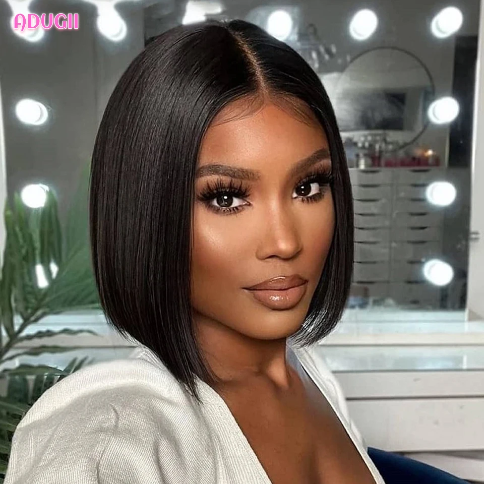Straight Short Bob Lace Front Human Hair Wig Brazilian T-part lace Frontal Wig Pre Plucked Remy Bob Wig For Woman
Straight Short Bob Lace Front Human Hair Wig Brazilian T-part lace Frontal Wig Pre Plucked Remy Bob Wig For Woman