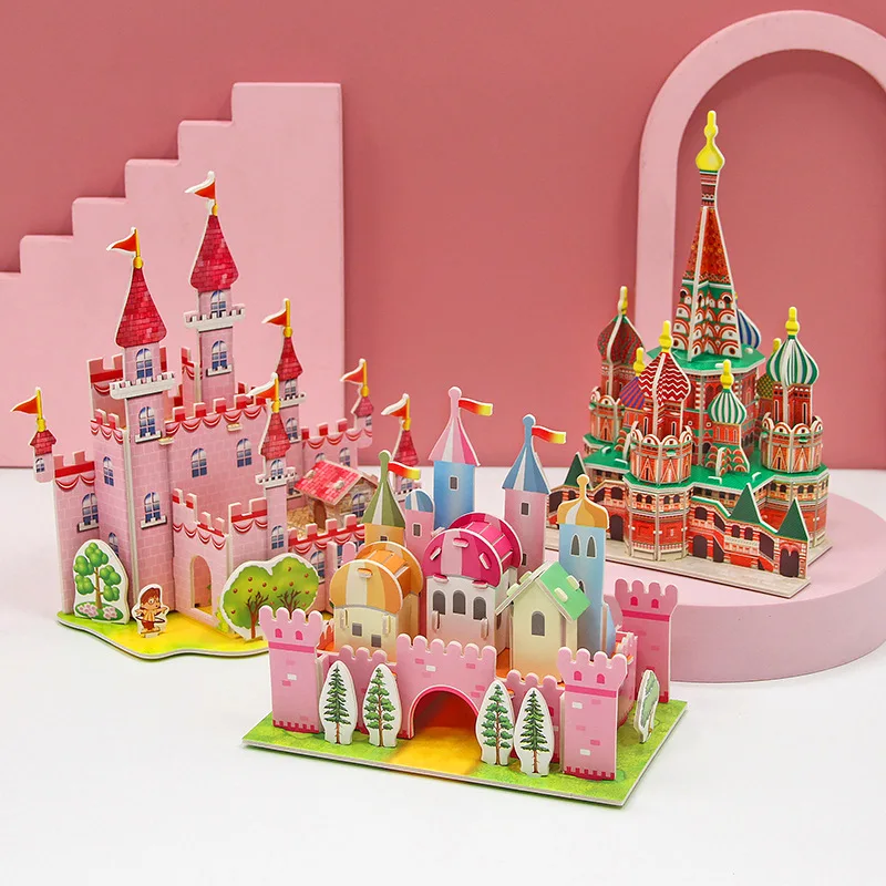 Christmas Castle Paper 3d Puzzle Hand Made Assembled Children's Toy Ornaments
Christmas Castle Paper 3d Puzzle Hand Made Assembled Children's Toy Ornaments