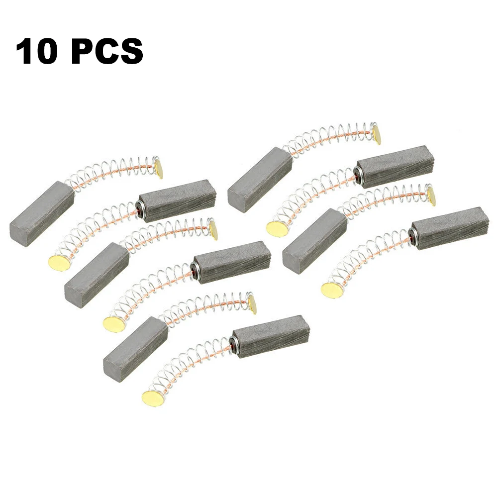10pcs Carbon Brushes Kit For Electric Motors 20mm X 6mm X 6mm Replacement Part Carbon + Metal High Quality Carbon Brushes
10pcs Carbon Brushes Kit For Electric Motors 20mm X 6mm X 6mm Replacement Part Carbon + Metal High Quality Carbon Brushes