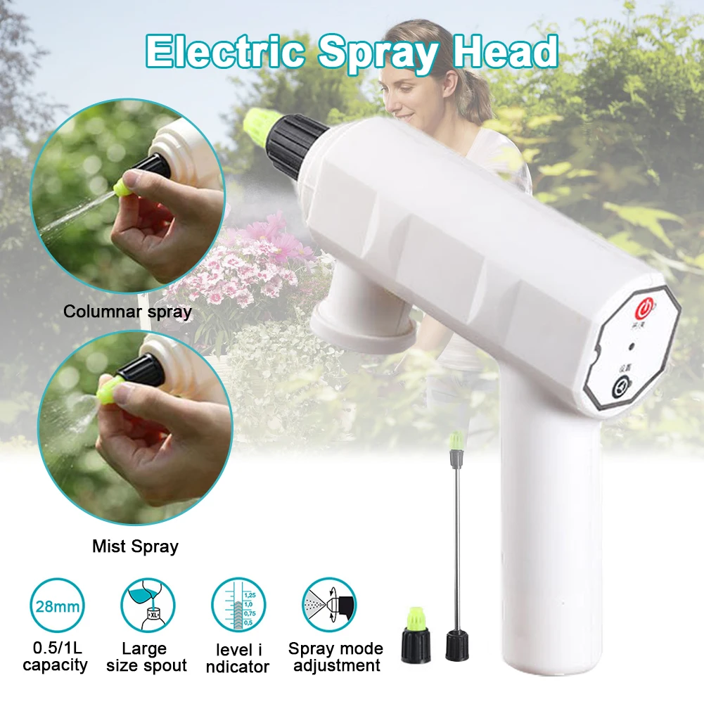Electric Spray Head 2-Mode Automatic Spray Can Head With Timer Handheld Rechargeable Sprayer Head With Long/Short Nozzle
Electric Spray Head 2-Mode Automatic Spray Can Head With Timer Handheld Rechargeable Sprayer Head With Long/Short Nozzle