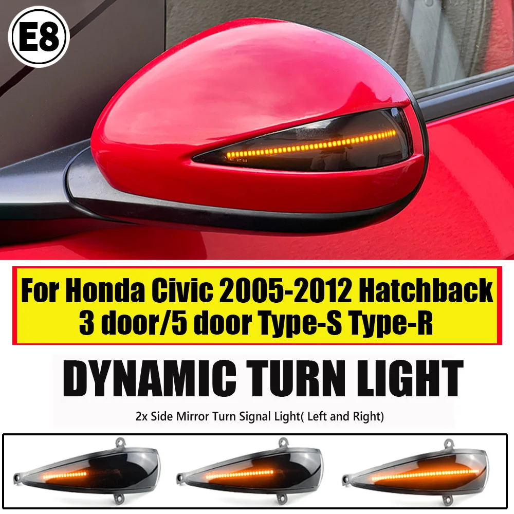 Для Honda Civic 2005-2012 хэтчбек 3 двери/5 двери Тип S Тип R Динамический светодиодный указатель поворота боковой маркер указатель поворота
Для Honda Civic 2005-2012 хэтчбек 3 двери/5 двери Тип S Тип R Динамический светодиодный указатель поворота боковой маркер указатель поворота