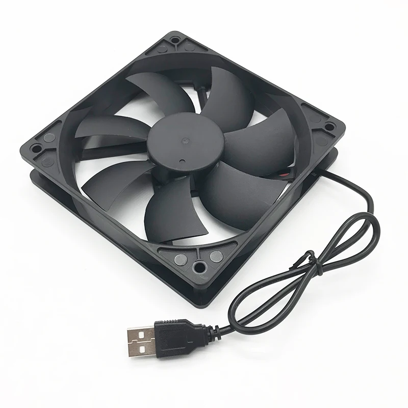 5V USB computer chassis cooling fan radiator cooling fan router cooling fan 120X120X25mm set top box cooling fan
5V USB computer chassis cooling fan radiator cooling fan router cooling fan 120X120X25mm set top box cooling fan