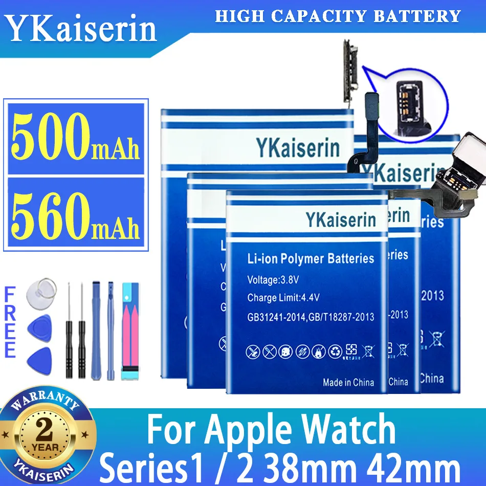 Аккумулятор ykaisin для Apple Watch iWatch Series 1 2 Series 1 Series 2 38 мм 42 мм, батареи с реальной емкостью
Аккумулятор ykaisin для Apple Watch iWatch Series 1 2 Series 1 Series 2 38 мм 42 мм, батареи с реальной емкостью