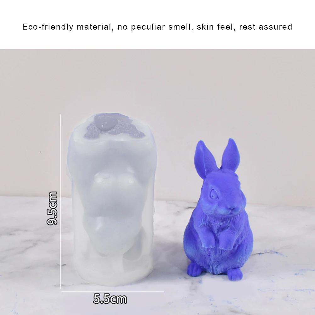 3D Rabbit Modeling Silicone Bunny Candle Mold DIY Easter Mold Sculpting Molding Easter Rabbit Candle Soap Mould
3D Rabbit Modeling Silicone Bunny Candle Mold DIY Easter Mold Sculpting Molding Easter Rabbit Candle Soap Mould
