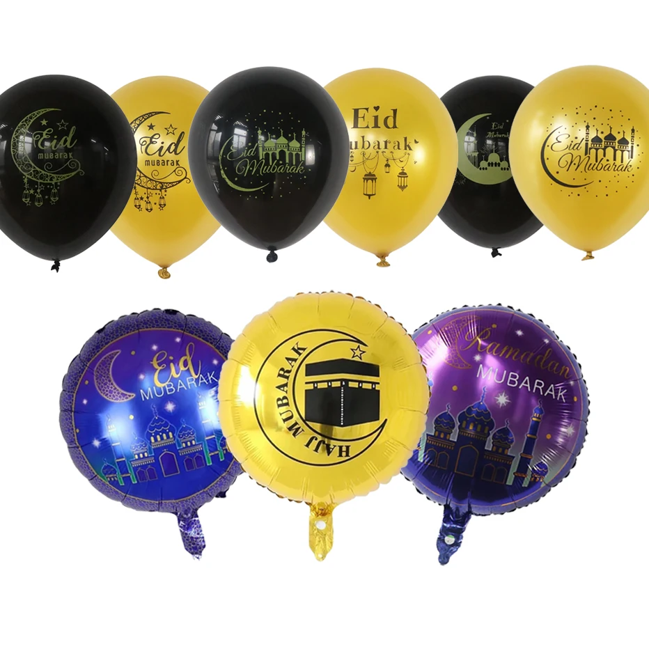 Eid Mubarak Foil Balloons Party DIY Hanging Air Globos Ramadan Mubarak Muslim Islamic Festival Home Decoration Accessories
Eid Mubarak Foil Balloons Party DIY Hanging Air Globos Ramadan Mubarak Muslim Islamic Festival Home Decoration Accessories