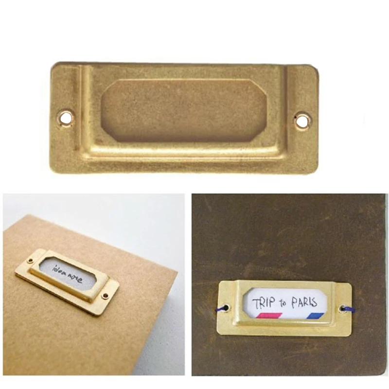 Metal Brass File Folder Index Card Label Mark Symbol Sign Stationery School Office Supplies
Metal Brass File Folder Index Card Label Mark Symbol Sign Stationery School Office Supplies
