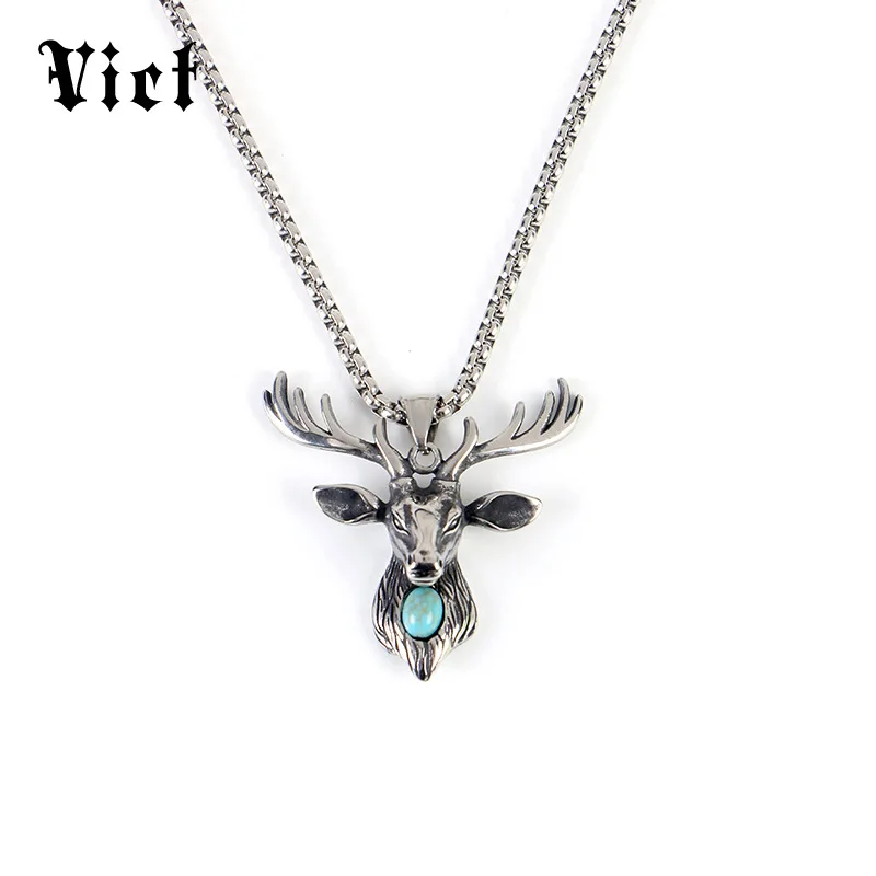 New Moose Head Long Sweater Chain Creative Men's and Women's Fashion Necklace Wholesale Hip Hop Pendant
New Moose Head Long Sweater Chain Creative Men's and Women's Fashion Necklace Wholesale Hip Hop Pendant