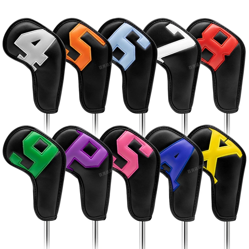 Golf Club Head Cover 4-9 ASPX 10 Piece Golf Iron Head Cover Wedge Cover Colorful Premium Leather Golf Head Cover
Golf Club Head Cover 4-9 ASPX 10 Piece Golf Iron Head Cover Wedge Cover Colorful Premium Leather Golf Head Cover