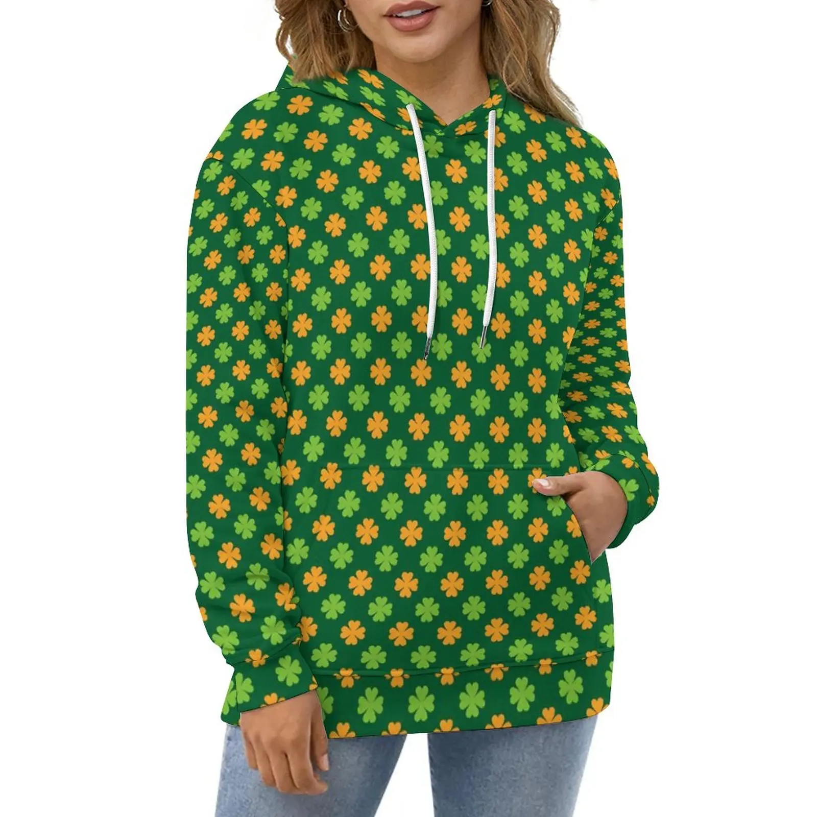 St Patricks Day Casual Hoodies Shamrock Print Retro Hoodie Womens Long Sleeve Oversized Fashion Design Loose Hooded Sweatshirts
St Patricks Day Casual Hoodies Shamrock Print Retro Hoodie Womens Long Sleeve Oversized Fashion Design Loose Hooded Sweatshirts