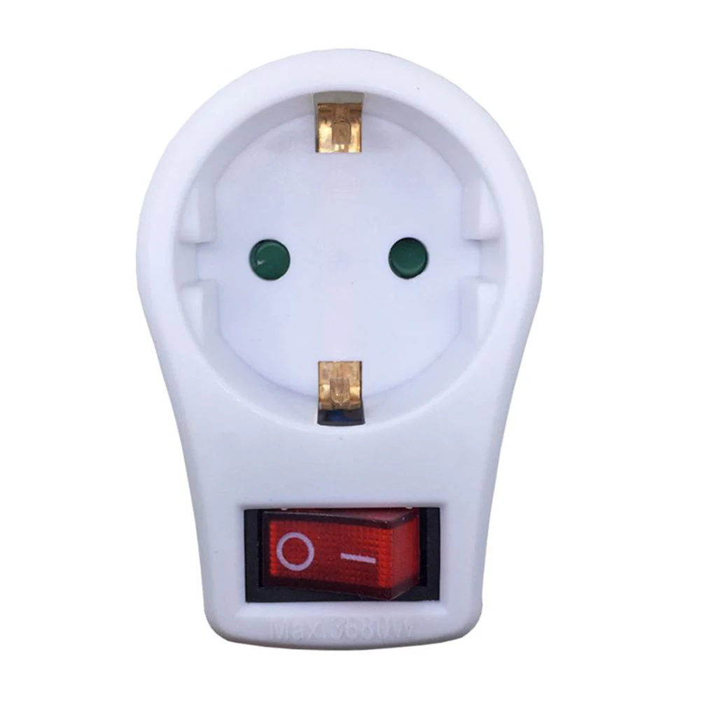 1-way Socket Adapter Socket With Illuminated Switch 2-way 3-Way Multiple Plug EU Power Converter Extension Socket
1-way Socket Adapter Socket With Illuminated Switch 2-way 3-Way Multiple Plug EU Power Converter Extension Socket