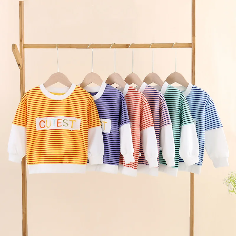 Brand Boys Girls Sweatshirt Tops Autumn Children T Shirt Kids Blouses Quality Cotton Terry Bebe Hoodies Baby Girl Clothes Tee
Brand Boys Girls Sweatshirt Tops Autumn Children T Shirt Kids Blouses Quality Cotton Terry Bebe Hoodies Baby Girl Clothes Tee