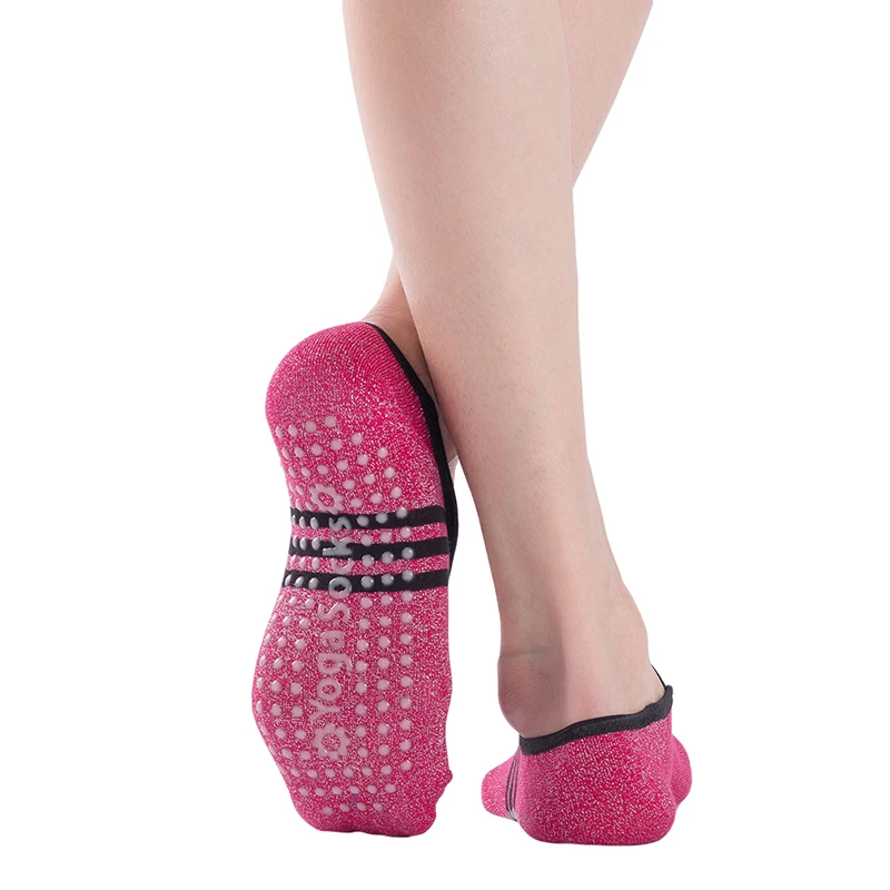 

Yoga Socks Women Backless Cotton Non-Slip Bandage Sports Socks Ventilation Pilates Ballet Socks Dance Sock Slippers