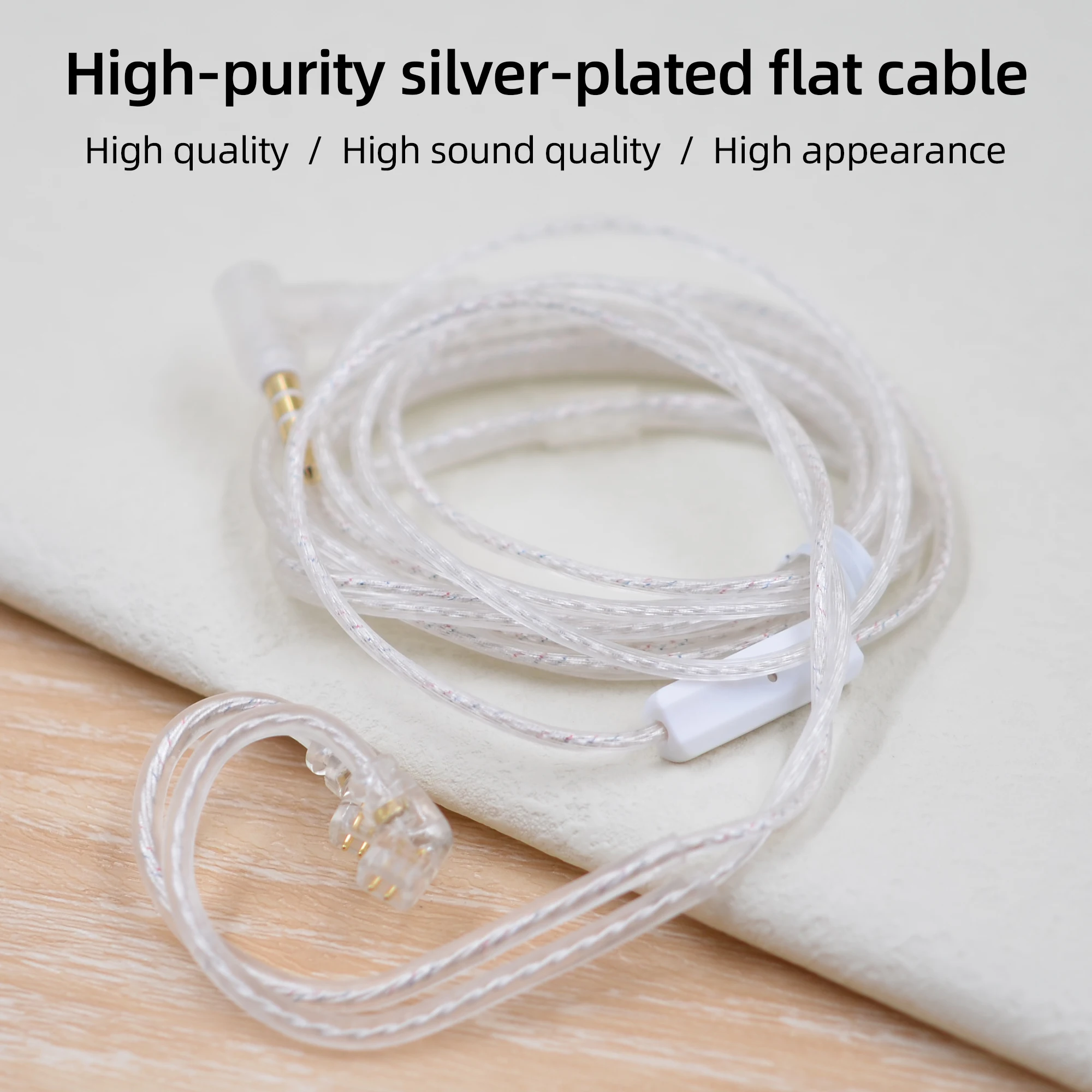 5/10/20PCS KZ Headset High-Purity Silver-Plated Flat Earphone Cable Wired Microphone HIFI Sound Quality Headphone Earbuds
5/10/20PCS KZ Headset High-Purity Silver-Plated Flat Earphone Cable Wired Microphone HIFI Sound Quality Headphone Earbuds