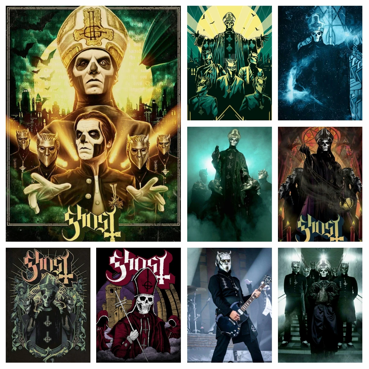 DIY Ghosts Music Art Full Diamond Mosaic Painting Cross Stitch Kits Rock Band BC Picture Embroidery Craft Living Room Decor Gift
DIY Ghosts Music Art Full Diamond Mosaic Painting Cross Stitch Kits Rock Band BC Picture Embroidery Craft Living Room Decor Gift