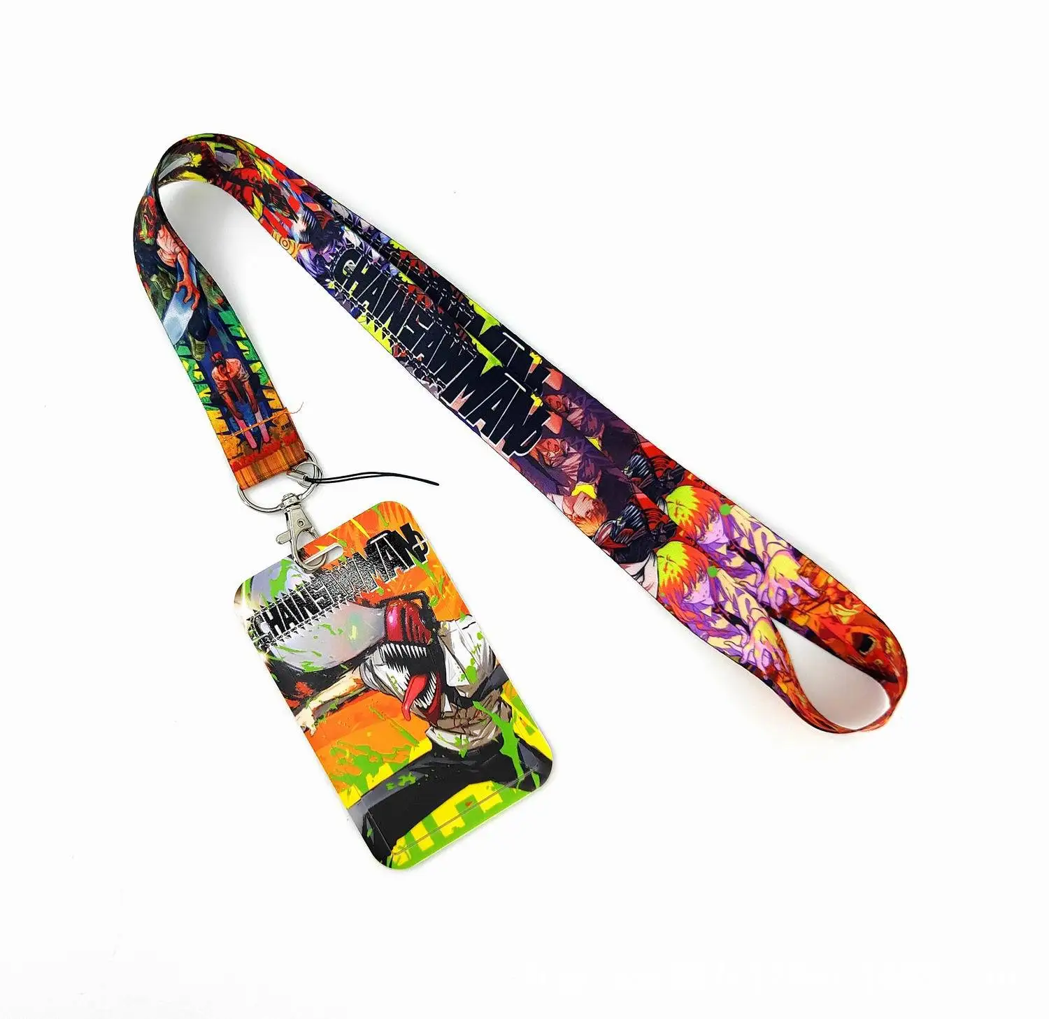 Chainsaw Man Lanyard Keychain Cartoon Pattern ID Card Holder Neck Strip Mobilephone Accessories Fashion Jewelry Hanging Rope
Chainsaw Man Lanyard Keychain Cartoon Pattern ID Card Holder Neck Strip Mobilephone Accessories Fashion Jewelry Hanging Rope