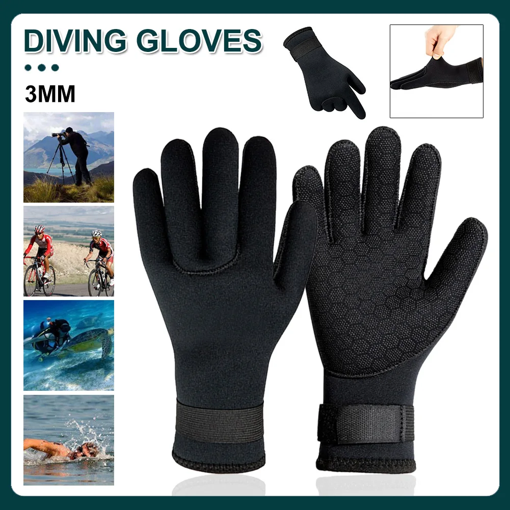 3mm Neoprene Diving Gloves for Kids Adults Keep Warm Surfing Gloves for Snorkeling Paddling Canoeing Spearfishing Water Sports
3mm Neoprene Diving Gloves for Kids Adults Keep Warm Surfing Gloves for Snorkeling Paddling Canoeing Spearfishing Water Sports