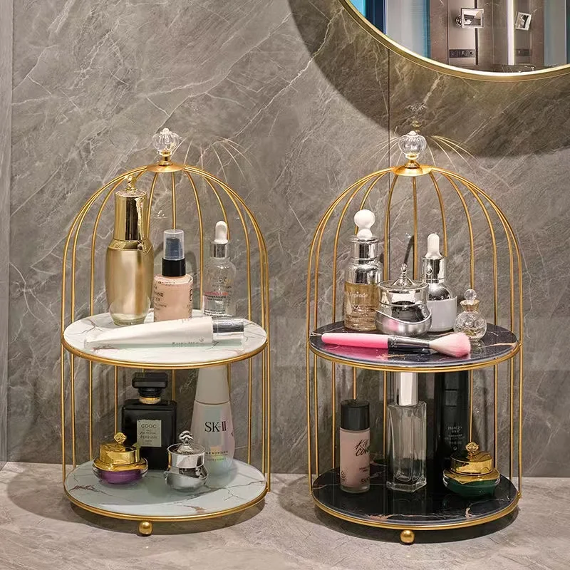 Metal Bird Cage Cosmetic Storage Organizer Lipstick Perfume Skin Care Products Finishing Rack Bathroom Shelf Accessories Gift
Metal Bird Cage Cosmetic Storage Organizer Lipstick Perfume Skin Care Products Finishing Rack Bathroom Shelf Accessories Gift