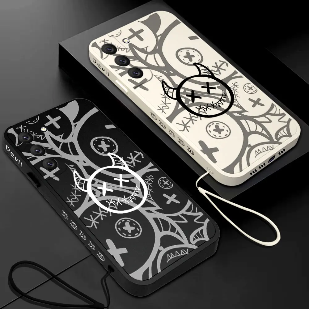 Funny Devil Phone Case For Samsung Galaxy S23 S22 S21 S20 Ultra Plus FE S10 4G S9 S10E Note 20 10 9 Plus With Lanyard Cover
Funny Devil Phone Case For Samsung Galaxy S23 S22 S21 S20 Ultra Plus FE S10 4G S9 S10E Note 20 10 9 Plus With Lanyard Cover