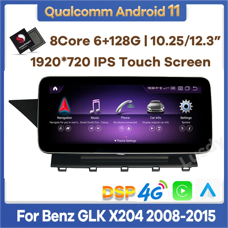 Snapdragon Android 11 Автомобильный мультимедийный плеер для Mercedes Benz GLK Class X204 2008-2015 gps-навигация, радио, стерео CarPlay
Snapdragon Android 11 Автомобильный мультимедийный плеер для Mercedes Benz GLK Class X204 2008-2015 gps-навигация, радио, стерео CarPlay