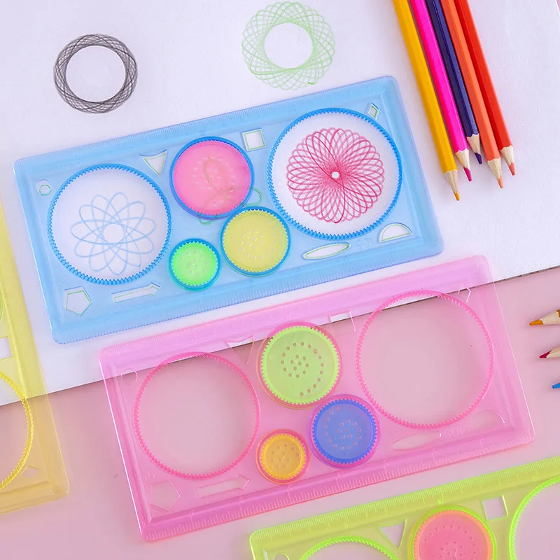 5Pcs DIY Geometric Spirograph Painting Ruler Drawing Template Children Puzzle Toys For Kids Birthday Party Favors School Awards
5Pcs DIY Geometric Spirograph Painting Ruler Drawing Template Children Puzzle Toys For Kids Birthday Party Favors School Awards