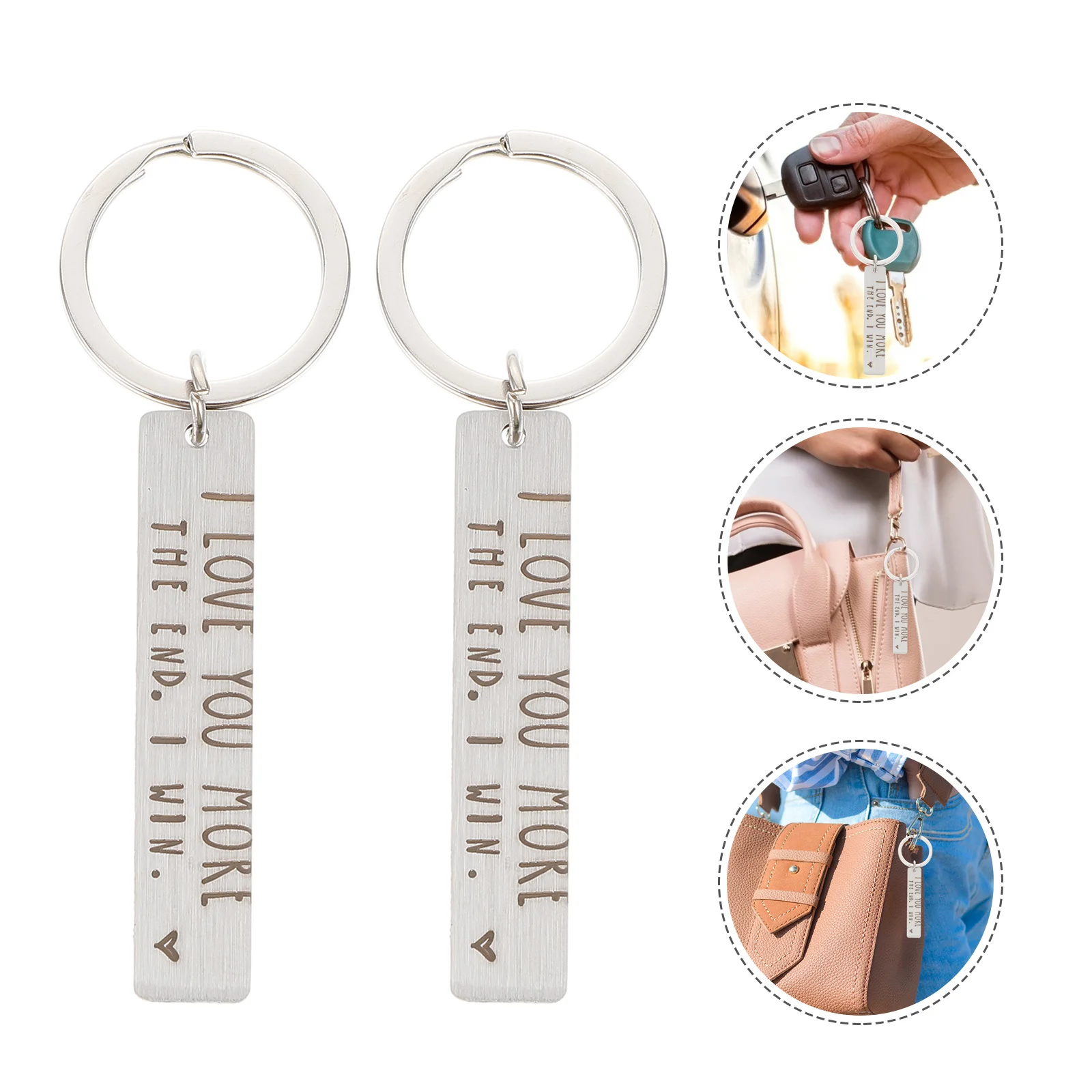 2 Pcs Letter A Keychain Bag Accessories Charms Couple Bag Stainless Steel Key Ring Rhinestone Keychain Lovers 
2 Pcs Letter A Keychain Bag Accessories Charms Couple Bag Stainless Steel Key Ring Rhinestone Keychain Lovers