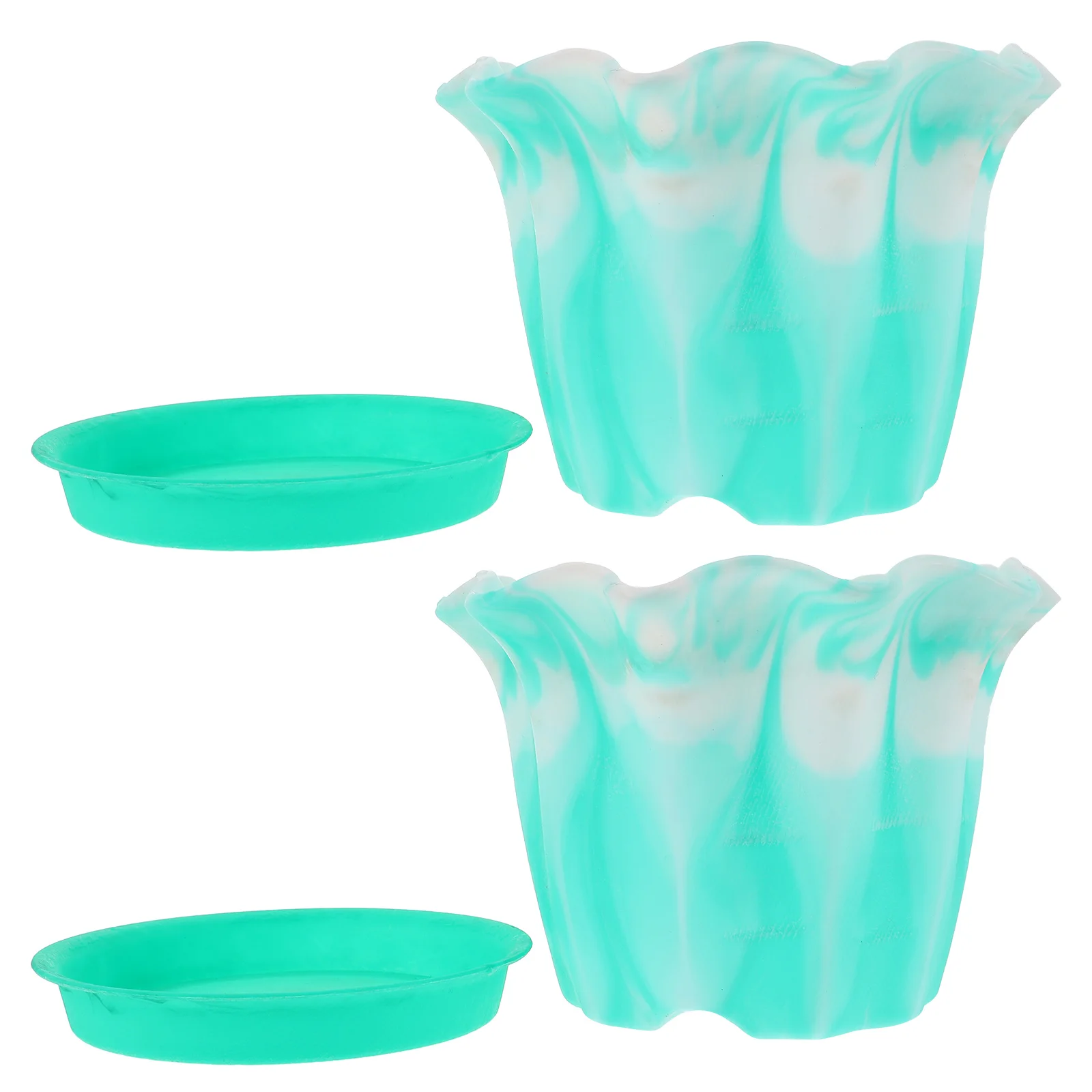 2pcs Plastic Flower Pots Planting Flower Container Bonsai Flower Pot Garden Flowerpots
2pcs Plastic Flower Pots Planting Flower Container Bonsai Flower Pot Garden Flowerpots