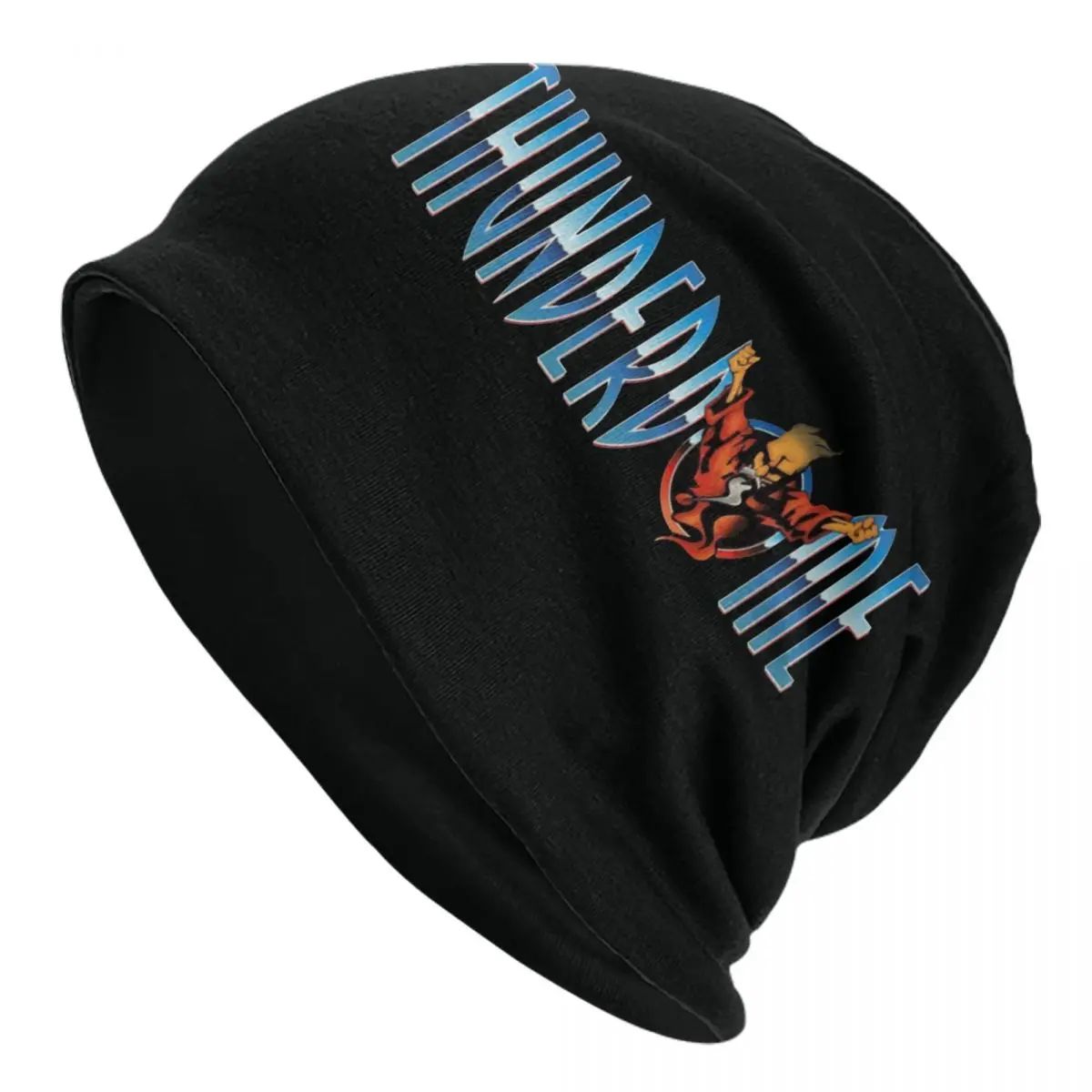 

Thunderdome Logo Beanie Cap Unisex Winter Bonnet Homme Knitting Hats Outdoor Hardcore Techno And Gabber Skullies Beanies Hats