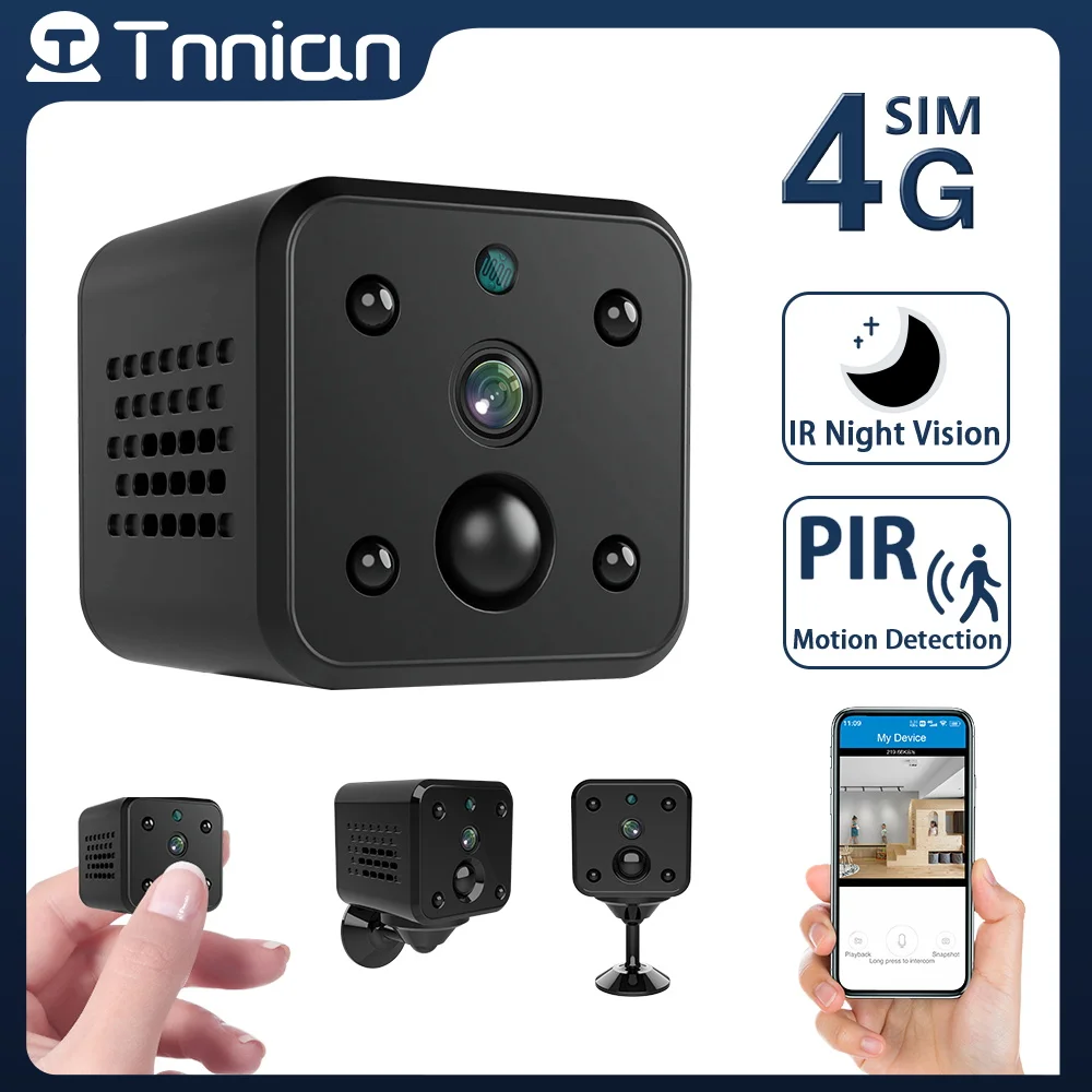 5MP 4G Mini Camera PIR Motion Detection Built in Battery Home Security Surveillance Camera IR Night Vision Baby Monitor WiFi Cam
5MP 4G Mini Camera PIR Motion Detection Built in Battery Home Security Surveillance Camera IR Night Vision Baby Monitor WiFi Cam